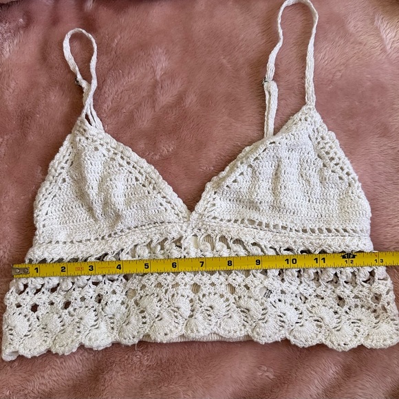 Billabong Crochet Bralette Top size M - Picture 2 of 5